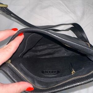 BROWN FOSSIL SATCHEL CROSSBODY- WORN ONCE